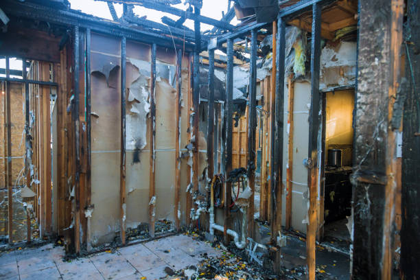 Professional Emergency Fire Cleanup technician working in Saw Creek, PA